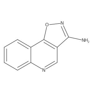 Isoxazolo[4,5-c]quinolin-3-amine结构式