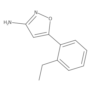 5-(2-Ethylphenyl)-1,2-oxazol-3-amine Structure