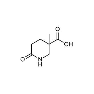 3-Methyl-6-oxopiperidine-3-carboxylic acid Structure