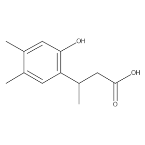 3-(2-Hydroxy-4,5-dimethylphenyl)butanoic acid结构式
