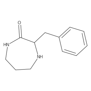 3-Benzyl-1,4-diazepan-2-one结构式