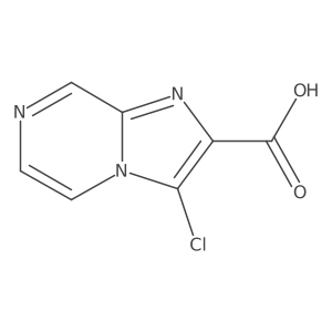 3-Chloroimidazo[1,2-a]pyrazine-2-carboxylic acid Structure