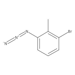 1-Azido-3-bromo-2-methylbenzene Structure