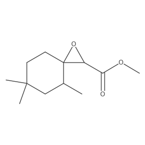 Methyl 4,6,6-trimethyl-1-oxaspiro[2.5]octane-2-carboxylate Structure