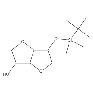 1,4:3,6-Dianhydro-2-O-[(1,1-dimethylethyl)dimethylsilyl]-L-mannitol结构式