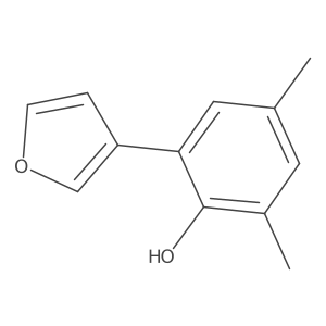 2-(3-Furanyl)-4,6-dimethylphenol Structure