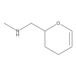 (3,4-Dihydro-2H-pyran-2-ylmethyl)-methyl-amine Structure