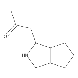 1-{Octahydrocyclopenta[c]pyrrol-1-yl}propan-2-one Structure