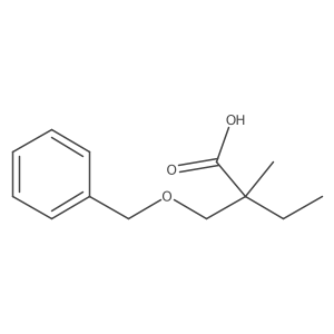 2-[(Benzyloxy)methyl]-2-methylbutanoic acid结构式