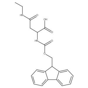Fmoc-Asp(NHEt)-OH结构式