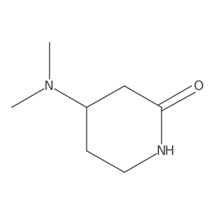 4-(Dimethylamino)piperidin-2-one结构式
