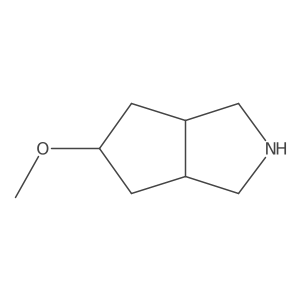 5-Methoxyoctahydrocyclopenta[c]pyrrole结构式
