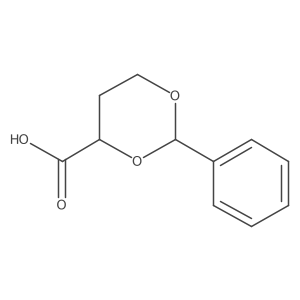 2-Phenyl-1,3-dioxane-4-carboxylic acid Structure