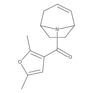 (1R,5S)-8-azabicyclo[3.2.1]oct-2-en-8-yl(2,5-dimethylfuran-3-yl)methanone Structure