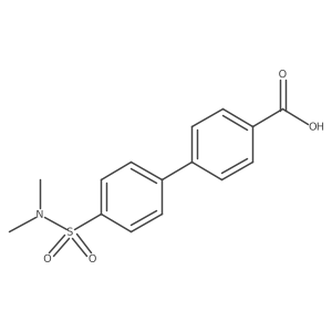 4-(4-N,N-Dimethylsulfamoylphenyl)benzoic acid Structure