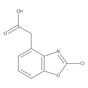2-(2-Chlorobenzo[d]oxazol-4-yl)acetic acid Structure