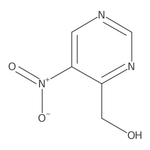 4-Pyrimidinemethanol, 5-nitro- Structure