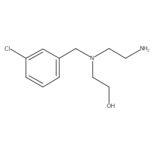 2-[2-Aminoethyl-[(3-chlorophenyl)methyl]amino]ethanol Structure