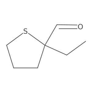 2-Ethylthiolane-2-carbaldehyde Structure