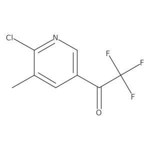 1-(6-Chloro-5-methylpyridin-3-yl)-2,2,2-trifluoroethanone Structure
