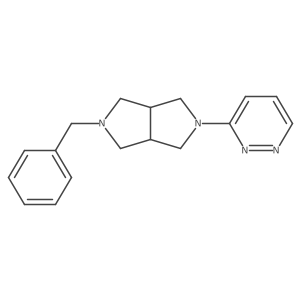 2-Benzyl-5-(pyridazin-3-yl)octahydropyrrolo[3,4-c]pyrrole Structure