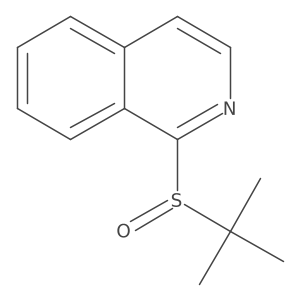 1-[(S)-(1,1-Dimethylethyl)sulfinyl]isoquinoline结构式