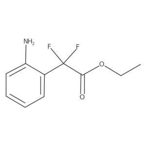 Ethyl 2-(2-aminophenyl)-2,2-difluoroacetate Structure