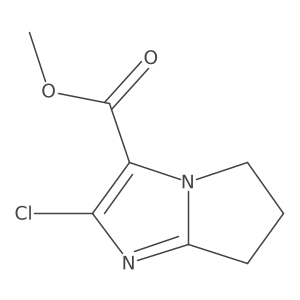 Methyl 2-chloro-6,7-dihydro-5H-pyrrolo[1,2-a]imidazole-3-carboxylate Structure
