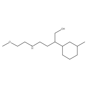4-[(2-Methoxyethyl)amino]-2-(3-methylcyclohexyl)butan-1-ol Structure