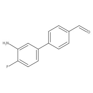 4-(3-Amino-4-fluorophenyl)benzaldehyde Structure