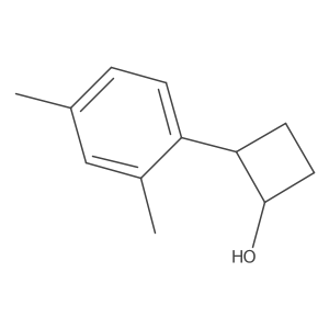 2-(2,4-Dimethylphenyl)cyclobutan-1-ol Structure