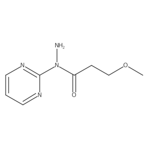 3-methoxy-N-(pyrimidin-2-yl)propanehydrazide结构式