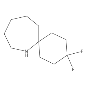 3,3-Difluoro-7-azaspiro[5.6]dodecane结构式