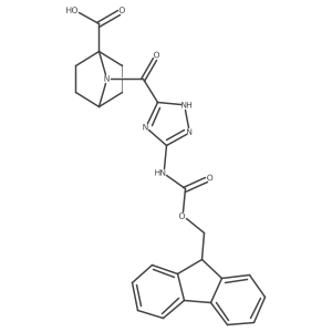 7-[5-({[(9H-fluoren-9-yl)methoxy]carbonyl}amino)-4H-1,2,4-triazole-3-carbonyl]-7-azabicyclo[2.2.1]heptane-1-carboxylic acid Structure
