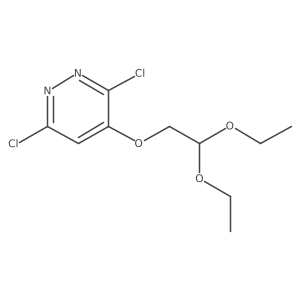 3,6-Dichloro-4-(2,2-diethoxyethoxy)pyridazine结构式
