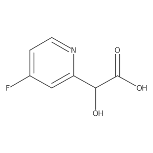 2-(4-Fluoropyridin-2-yl)-2-hydroxyacetic acid Structure