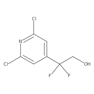2-(2,6-Dichloropyridin-4-yl)-2,2-difluoroethan-1-ol Structure