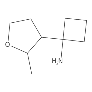 1-(2-Methyloxolan-3-yl)cyclobutan-1-amine Structure