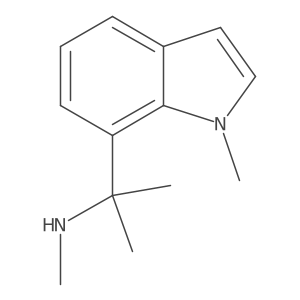 methyl[2-(1-methyl-1H-indol-7-yl)propan-2-yl]amine Structure