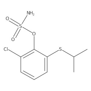 2-Chloro-6-(propan-2-ylsulfanyl)phenyl sulfamate Structure