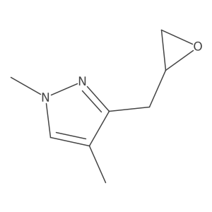 1,4-dimethyl-3-[(oxiran-2-yl)methyl]-1H-pyrazole Structure