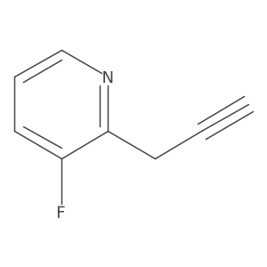 3-Fluoro-2-(prop-2-yn-1-yl)pyridine Structure