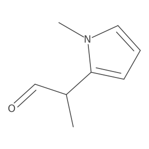 2-(1-methyl-1H-pyrrol-2-yl)propanal结构式