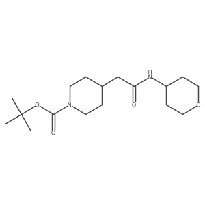 Tert-butyl 4-{[(oxan-4-yl)carbamoyl]methyl}piperidine-1-carboxylate Structure
