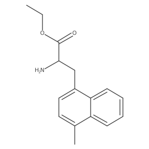 ethyl (2S)-2-amino-3-(4-methylnaphthalen-1-yl)propanoate Structure