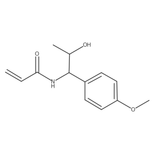 N-[2-Hydroxy-1-(4-methoxyphenyl)propyl]prop-2-enamide结构式