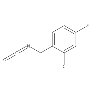 2-Chloro-4-fluoro-1-(isocyanatomethyl)benzene Structure