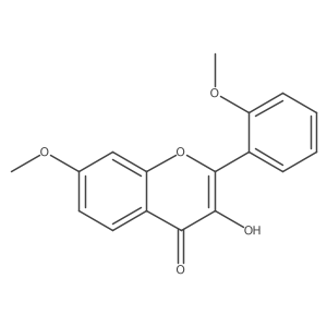 7,2'-Dimethoxy-3-hydroxyflavone结构式