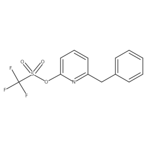 2-Benzyl-6-pyridyl trifluoromethanesulfonate Structure