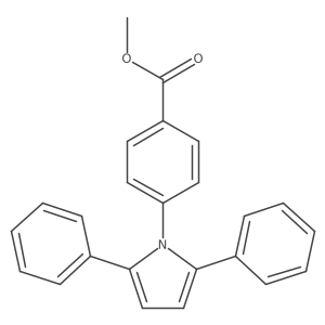 methyl 4-(2,5-diphenyl-1H-pyrrol-1-yl)benzoate Structure